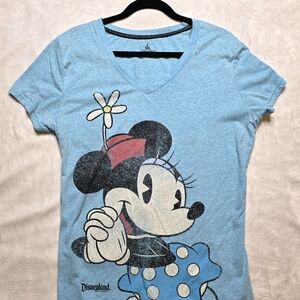 Disney Blue Minnie Mouse Short Sleeve Tee